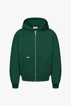 Heavy Blank Zip Hoodie