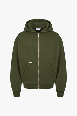 Heavy Blank Zip Hoodie